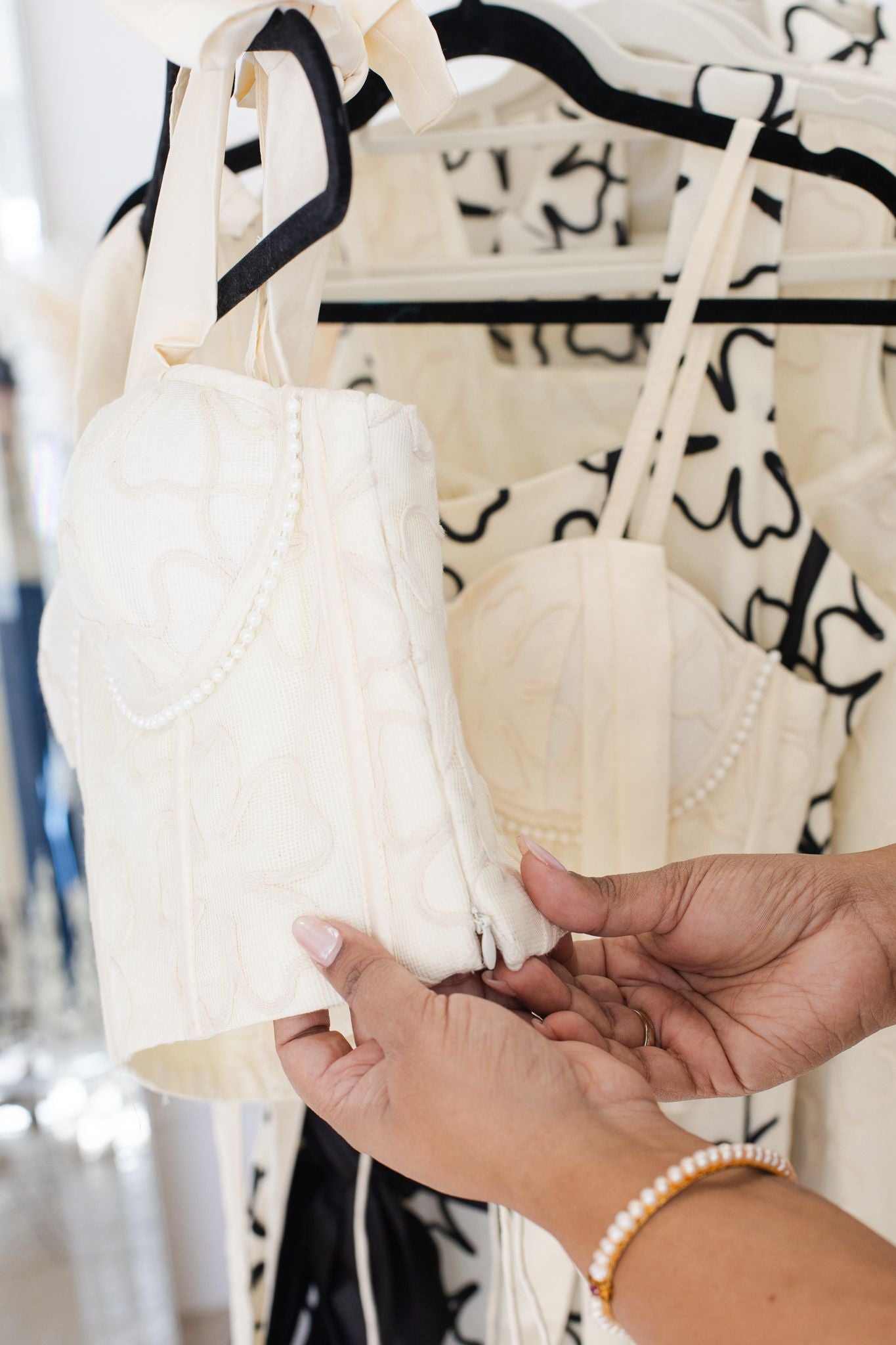 Ivory Corset Top