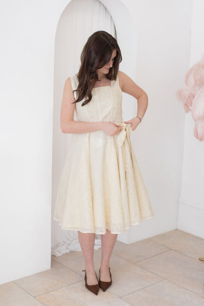 Ivory Panel Dress