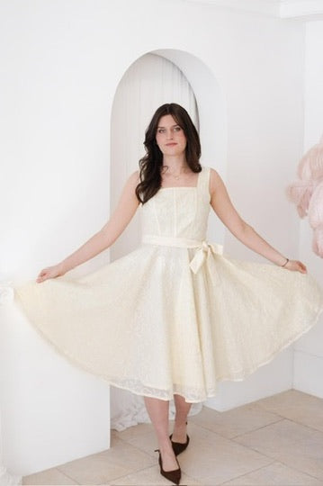 Ivory Panel Dress