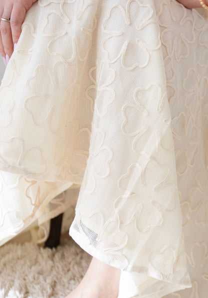 Ivory Midi Skirt